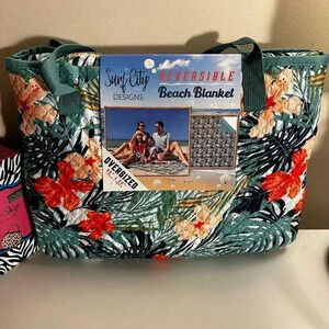 Surf City Designs Beach Blanket NWT